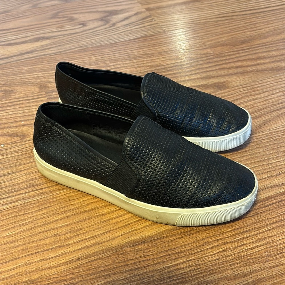 Vince Blair Slip-On Leather Sneakers